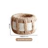 Paquete de 6/12 Anillos para Servilletas Tejidos de Yute Natural, Pinzas para Servilletas de Decoración de Mesa Estilo Rústico, Anillos para Guardar Manteles del Hogar