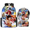 ONE PIECE Luffy one piece schoolbag Sauron backpack student Nautical king backpack satchel pencil case set