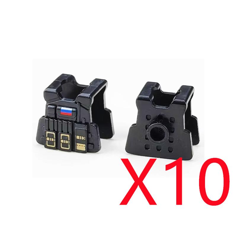 MOC Military Modern Weapon Accessories Building Blocks Character Backpacks Helmets Vests Armors Night Vision Devices Bricks Toy