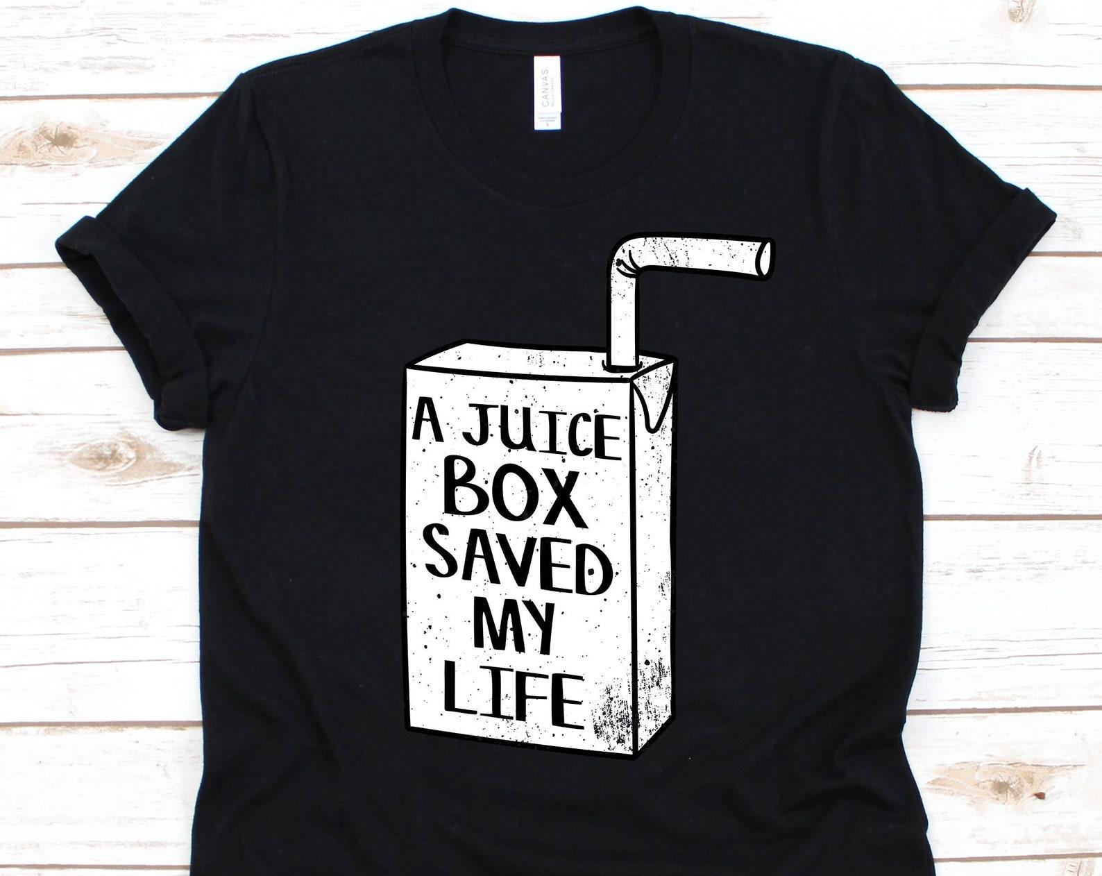 A Juice Box Saved My Life Shirt, Diabetes Gift, Diabetes Awareness, Diabetes Support, Diabetic Shirt, Juice Box Shirt 2XL