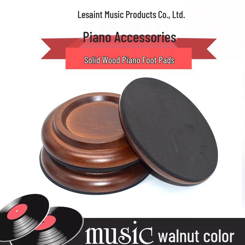 Walnut Upright Piano Solid Wood Soundproof Leg Pads Upright Piano