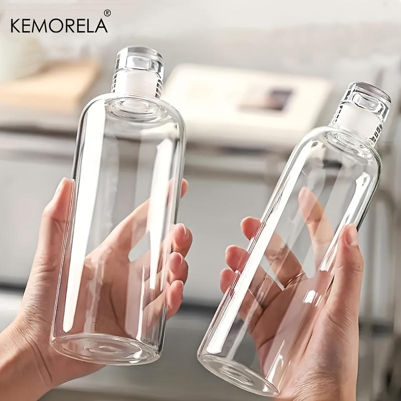 1PCS Clear Water Bottle 300/500/750ml Glass Sports Water Bottle Large Capacity with Leak-Resistant Features For Coffee Juice Tea