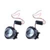 Animated LED Car Headlight 12V Glass Lens Projector Lights 200M Illumination Distance Weatherproof for Auto Modification