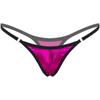 Womens Shiny Low Rise Micro Thong Elastic Waistband G String Underwear Bikini Swimwear