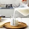 Heat-Resistant Borosilicate Glass Measuring Cup with Scale