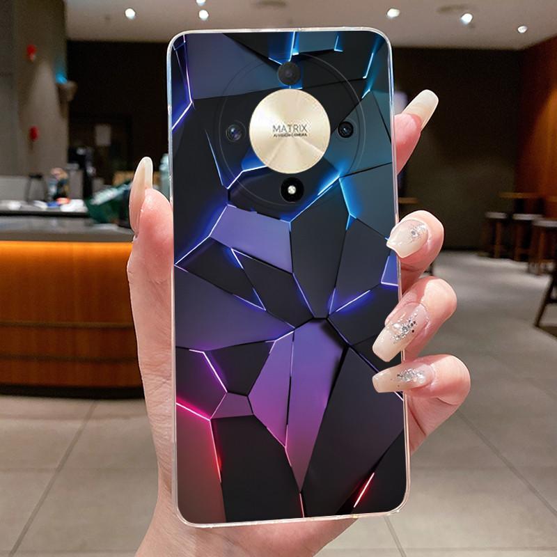 Casing For Honor X9b X9a Magic 6 5 Lite 5G Luxury Dragon Cute Cool Boys Girls Transparent Soft silicone Back Cover Phone Case