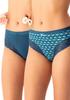 Cotton Women's Panties (2pack) Classic with a Wide Comfortable Side LPC 577 Key