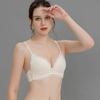 French-style Sexy Lace Thin Triangle Cup Bra Wire-free Push-up Women's Underwear