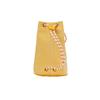 Hermes Les Cabanes Garden Cabin Two-Tone Twill Wool Printed Drawstring Clutch Bag Women Clutch Bag Desert Sand-Yellow H103656M03