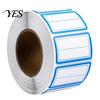 Precision Die-cut Stickers 1000 Pcs Label for Organization, Color Coding Self-Adhesive Name Tags, Easy Clean Peel Off Red & Blue Removable Labels File