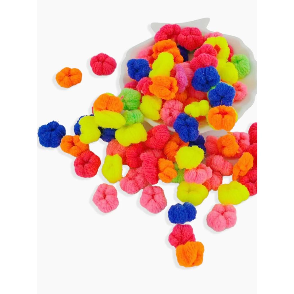 100 Pieces of Children's Elastic Hair Bands, Colorful Hair Bands, Ponytails, Rubber Bands, Small Hair Bands and Hair Accessories