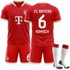 2627 dres fotbalová uniforma 10 Musiala 9 Kane sportovní Bayern domácí Ne. 17 Sada dresů Olise