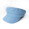 Flat Octagonal Cap Vintage Peaked Hats Fashion Denim Berets  Streetwear