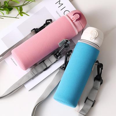 Simple Stylish Thermal Cup Cover Adjustables Strap Handle Bottle Holder For Fitness Thermal Mugs Belt