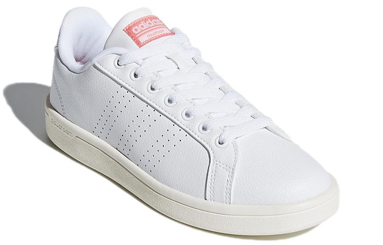 adidas Neo ADVANTAGE Skateboard Shoes Women's Low Top Bright White AW3974