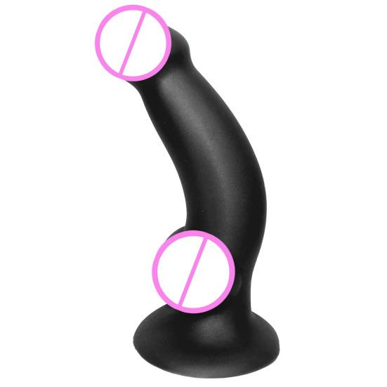 Liquid Silicone Butt Plugs for Men & Women, Soft Anal Training Dildo with Flared Base, Reusable Adult Sex Toy