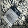 CHANEL Rhinestone beanie knit hat knit cap Knit hat Wool / Cashmere Black/White
