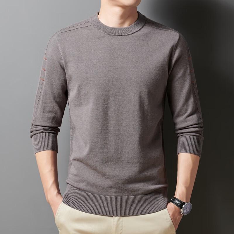 

Yiliteng Men s Casual Round Neck Pullover Sweater 2XL