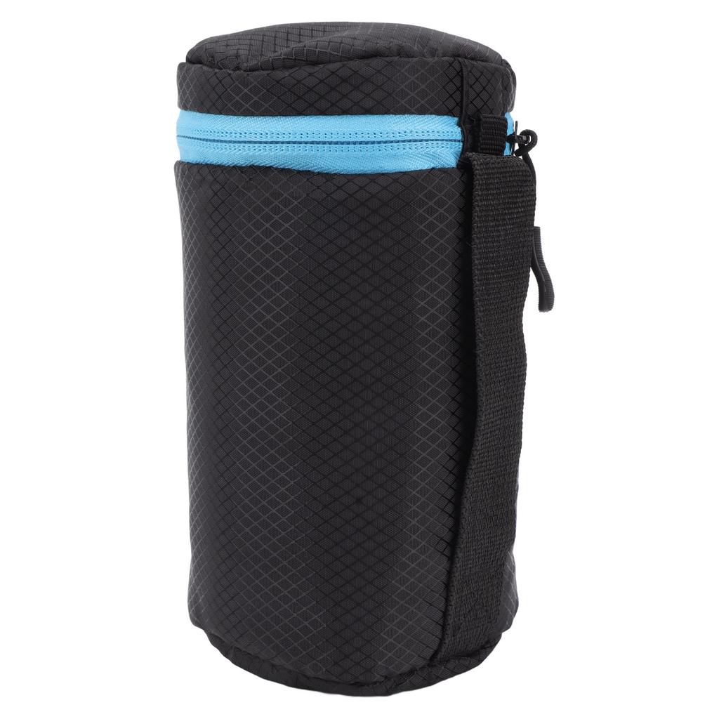 Camera Lens Protective Pouch Neoprene Waterproof Lens Case Bag with Zipper for DSLR Camera L