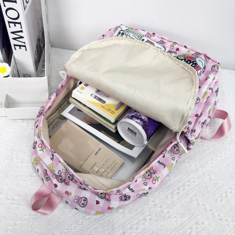 Children's Backpack Female Cute Lightweight Nylon Backpack Primary School Students 1-6 Grades School Bag