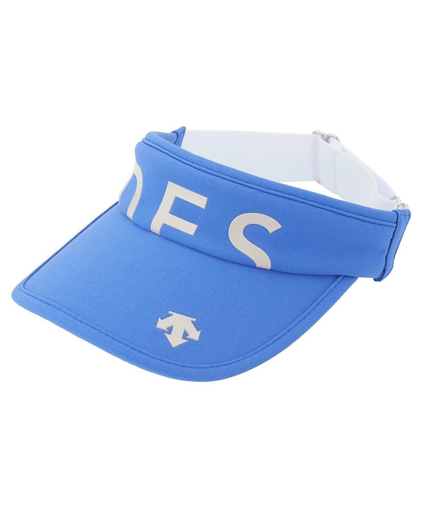DESCENTE GOLF Golf BL00 2022 and Free Size Women's Visor, (Blue), Fall/Winter Model, Moisture-Wicking, Quick-Drying, Antibacterial, Odor-Resistant,