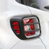 Car Metal Rear Tail Lights Taillights Decoration Cover Trim Tail Lamps Guard Cover for Jeep Renegade 2016 Up,  Black