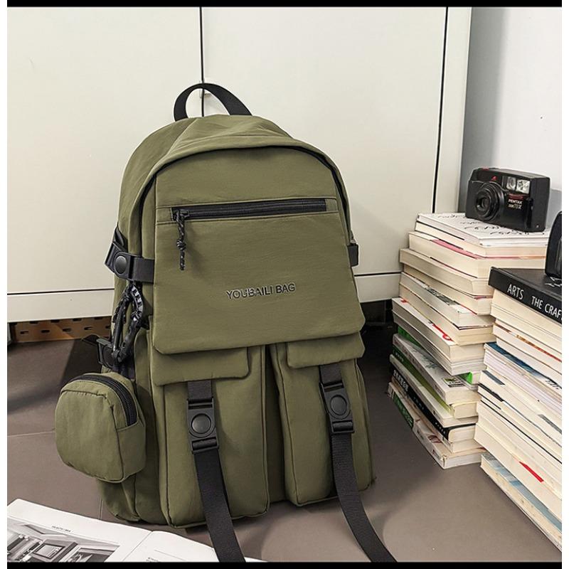 

Школьный рюкзак новый трендовый крутой рюкзак в стиле милитари для пары, легкий дорожный альпинистский рюкзак большой вместимости