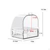 Bird Bath Hanging No Leaks Cage Accessories Caged Parrot Bathing Tub Bathtub for Pet Birds