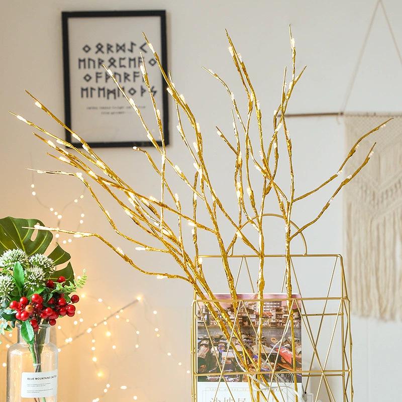 Nordic LED Branch Lights: Colorful Night-Light Decor for Bedrooms and Rooms