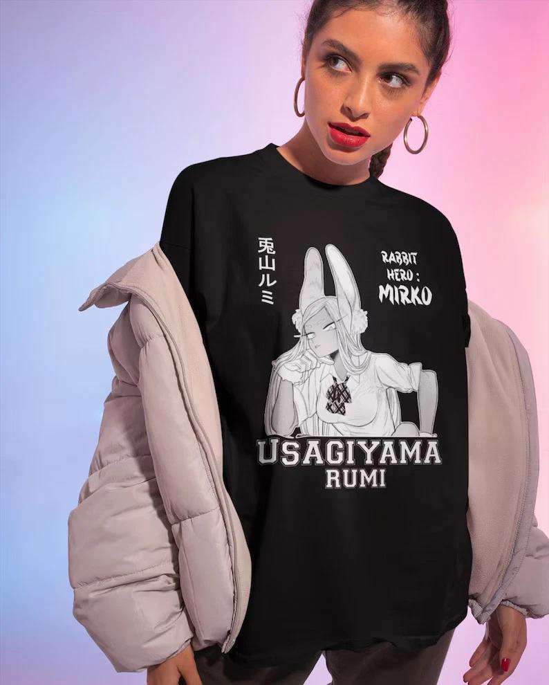 Unisex Rumi Usagiyama Waifu Anime TShirt Unisexga Shirt 2 S