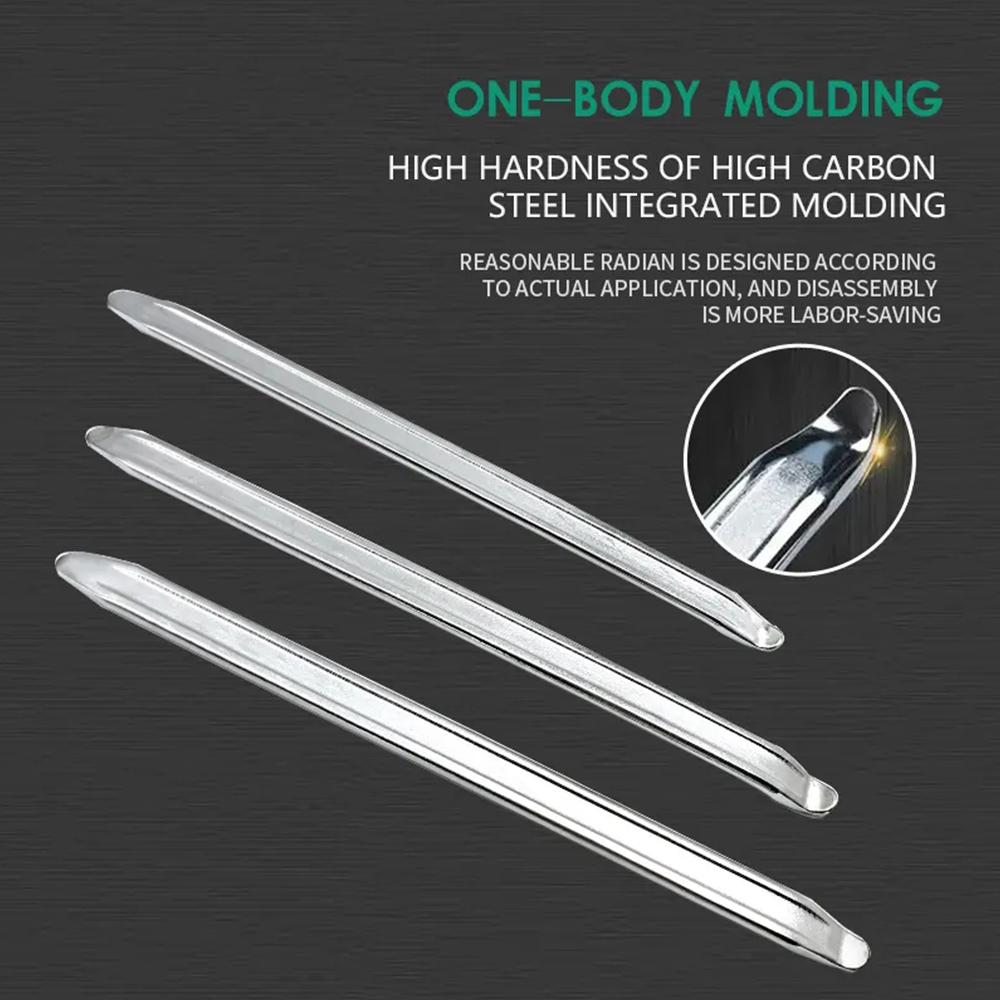 3PCS 30cm Motorbike Car Tyre Metal SpoonTire Rim Opener Auto Motor Car Bike Tire Changing Lever Accessories Repair Tool