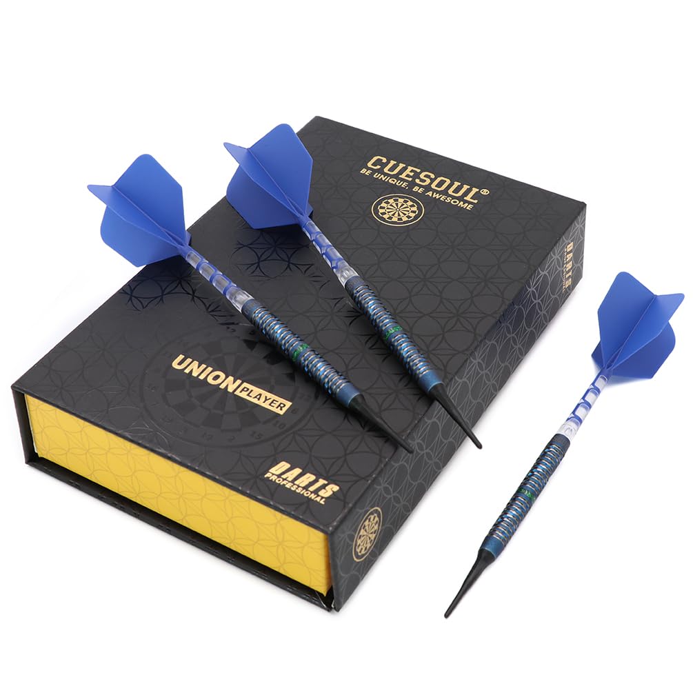 CUESOUL 'BOSS CHEN' First Generation 19g 90% Tungsten Soft Tip Darts Set (CSDP-BCRG1)