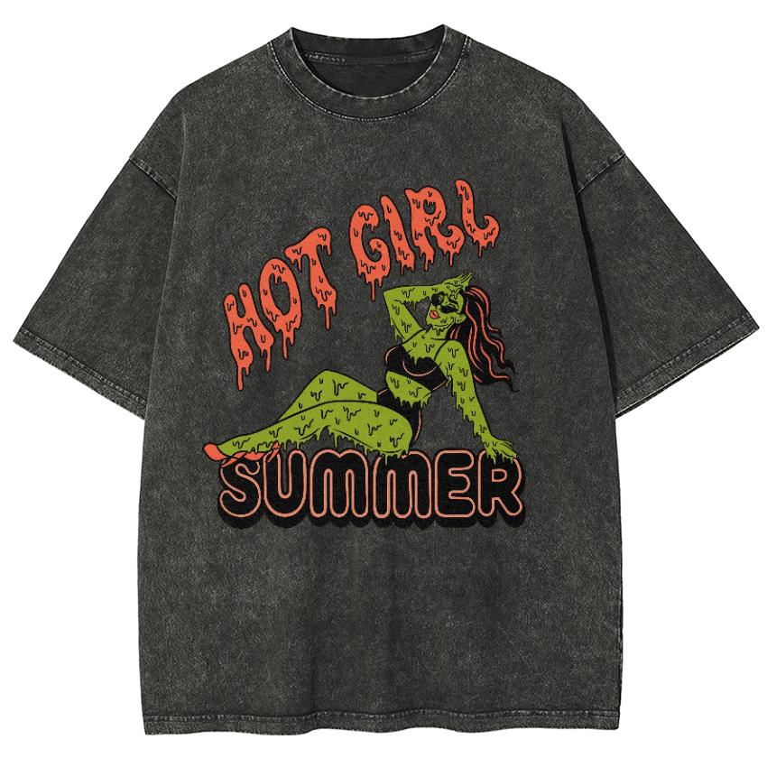 

Женская футболка с принтом букв Grils, оверсайз, из стираного хлопка, летняя, удобная, с коротким рукавом S