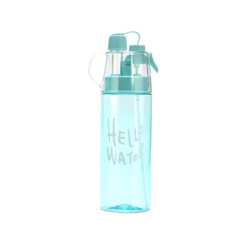 

Mist 580ml Sports Spray Water Bottle Durable Portable For Students And Outdoors синий