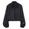 Originals Satin Pleated Track Top Funnel Neck Sports Striped Zip Long Sleeve Jacket Women Jackets LG4081