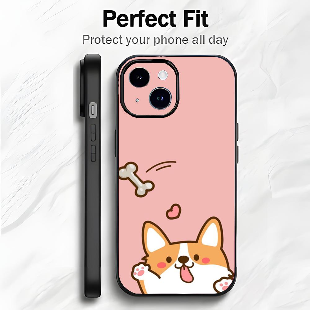 

Cute And Funny Corgi Dog Phone Case Phone Case Soft Packaging Lightweight For iPhone17 16 15 14 13ProMax iphone12promax