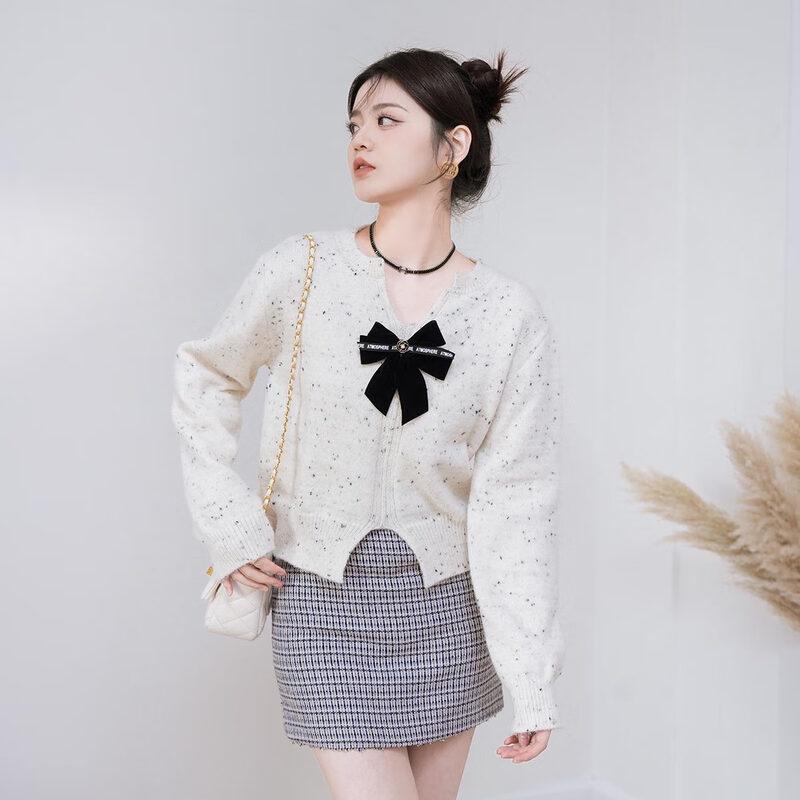 

IMAGINEX Women s Sweet Long Sleeve Knit Sweater One Size