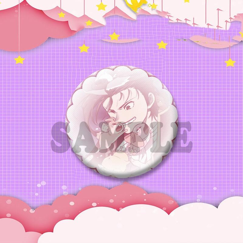 Korean BL Manhwa The Greatest Estate Designer Badges Cartoon Figure Button Brooch Round Lapel Pins Bag Hat Decor Friends Gifts