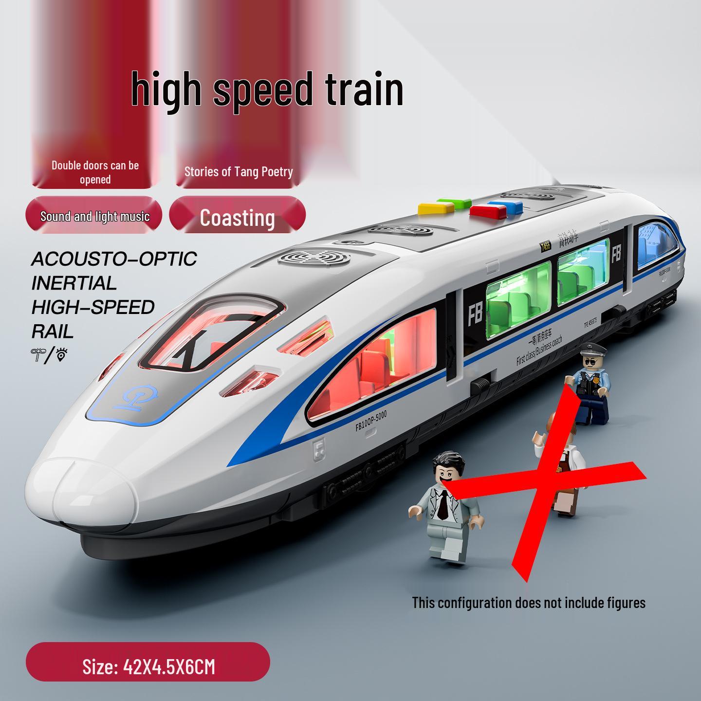 Children s High-Speed Electric Rail Train Toy - Hexie Hao & Fuxing Hao Model