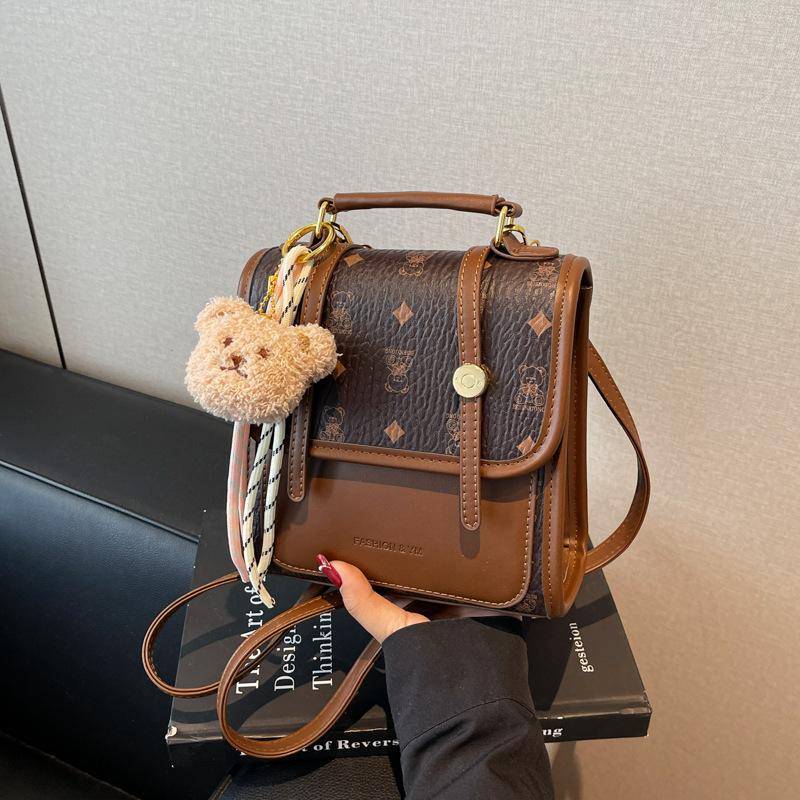 Backpack Bag Women's New Trendy Fashion College Style Multi-purpose Messenger Bag Versatile Small Backpack