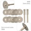 Thin and 10pcs Diamond Cutting Discs for Gem stones and Metal Cutting