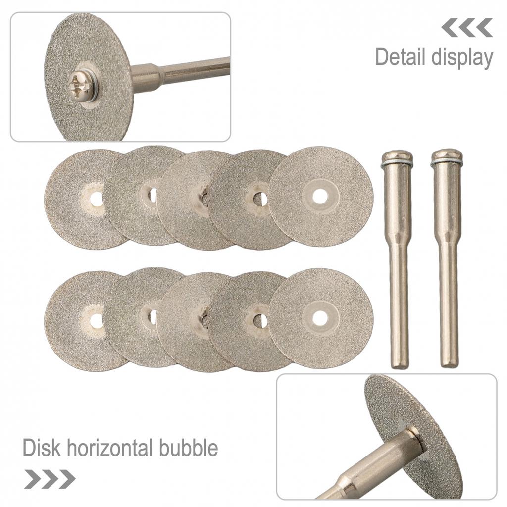 Thin and 10pcs Diamond Cutting Discs for Gem stones and Metal Cutting