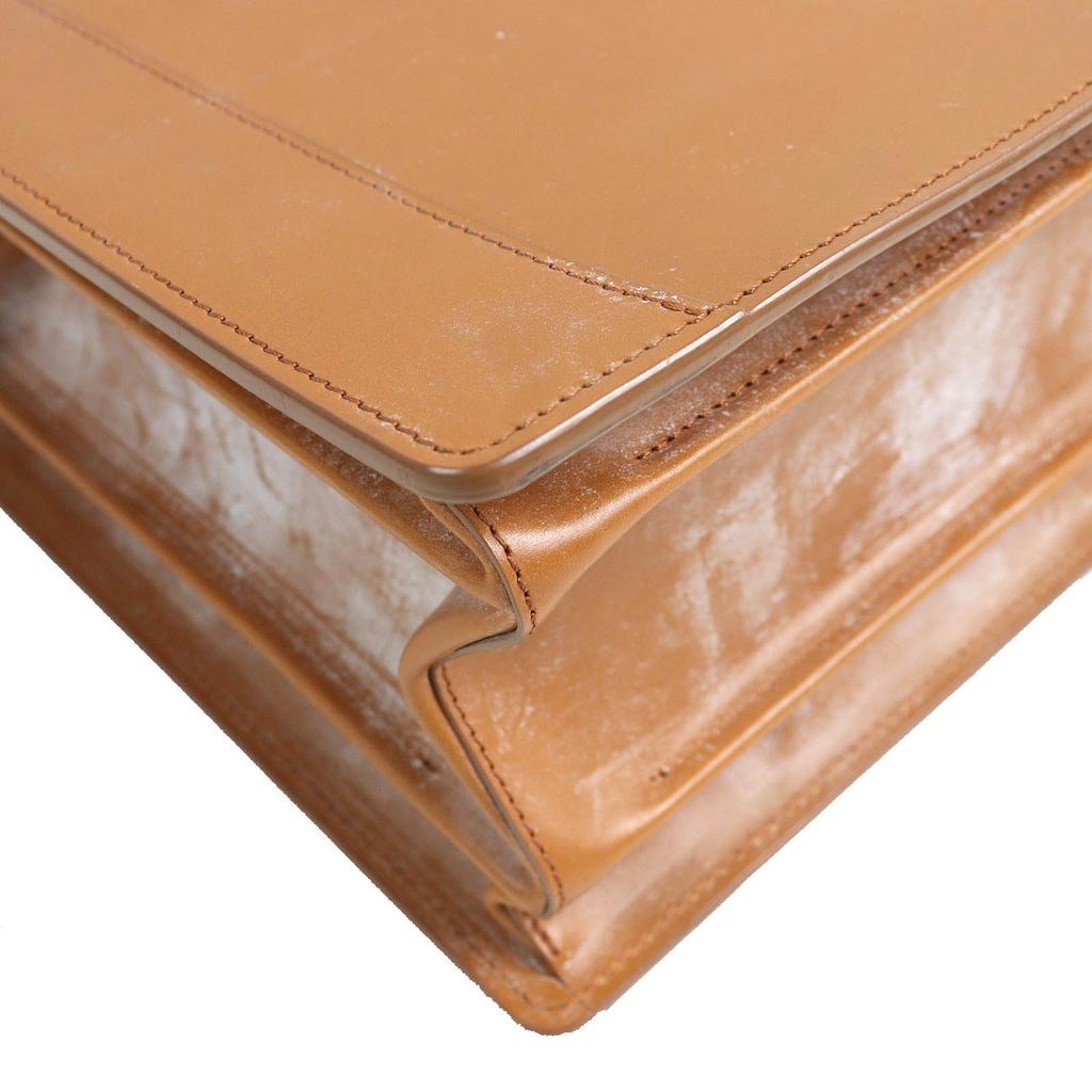 CIMABUE Business bag Alexander Dulles Bag Bridle leather Camel leather Used