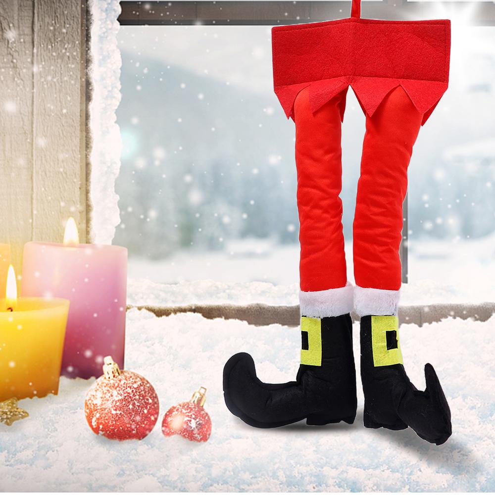 Car Decoration Santa Leg Pendant