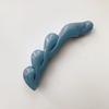 Einfarbig Koreanische Bananenklemme Jelly Farbe Haar Horizontale Klemme Twist Haarklammer Frauen