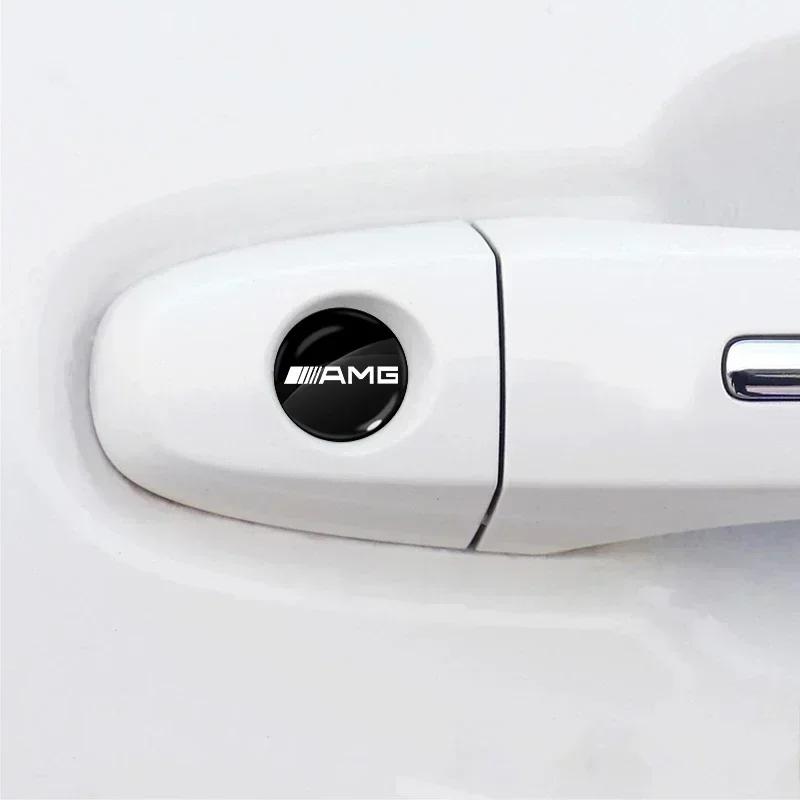 Car Lock Keyhole Stickers Door Lock Protect Car Stickers For Mercedes Benz W117 W176 W177 W205 204 W213 W253 W156 W218 W166 CLA BC2