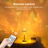 LED Night Light with Remote Control Dimmable Rechargeable 16 Colors Water Ripple