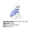 Dog Vest Stripe Design Two-legged Dog Cloth Sleeveless Soft Vest for Pet