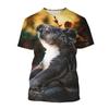 Sommer Bestseller Kreatives Tier Muster Niedlicher Koala 3D Druck Lustig Mode Personalisiertes T-Shirt