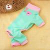 Pet British short, small and medium dog, cat clothes, autumn and winter dog fleece contrasting colors, tractable cat supplies clothing